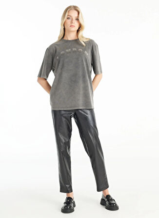 Ted Baker Normal Bel Havuç Siyah Kadın Pantolon TBWRTR1012-2