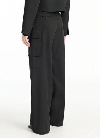 Ted Baker Normal Bel Düz Siyah Kadın Pantolon TBWRTR1020