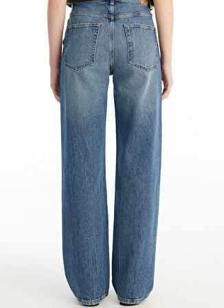 Ted Baker Normal Bel Rahat Mavi Kadın Pantolon TBWRDN1032-2