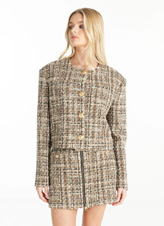 Ted Baker Standart Kahve Kadın Ceket TBWRJC1026