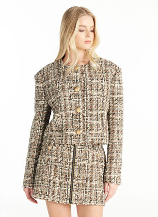 Ted Baker Standart Kahve Kadın Ceket TBWRJC1026