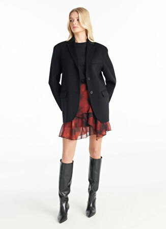 Ted Baker Normal Bel Çok Renkli Kadın Çiçek Desenli Mini Etek TBWRSK1008