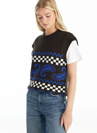 Ted Baker Jakarlı Koyu Kahve Kadın Süveter TBWRKW1020