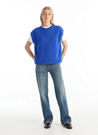 Ted Baker Jakarlı Mavi Kadın Süveter TBWRKW1030