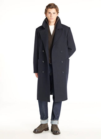 Ted Baker Lacivert Erkek Palto TBMROW1007