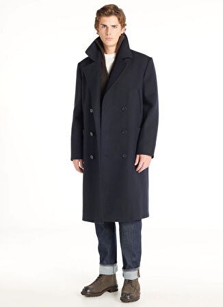 Ted Baker Lacivert Erkek Palto TBMROW1007