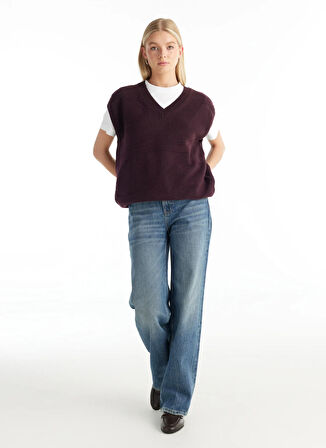 Ted Baker Jakarlı Bordo Kadın Süveter TBWRKW1029