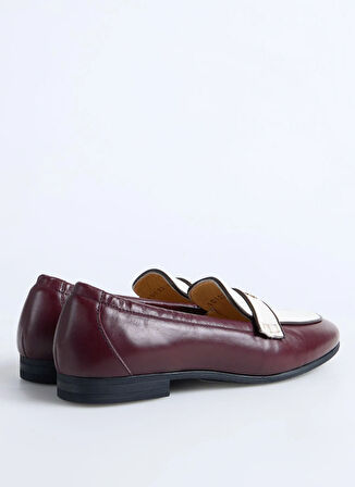 Ted Baker Bej - Bordo Kadın Loafer Z10122