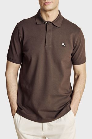 Brooks Brothers Pamuklu Regular Fit Düğmeli Polo Yaka T Shirt Erkek POLO YAKA T SHİRT BBSS26MTS001150 KAHVE