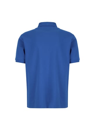 Brooks Brothers Mavi  Erkek Logo Baskılı Polo T-Shirt BBSS26MTS001