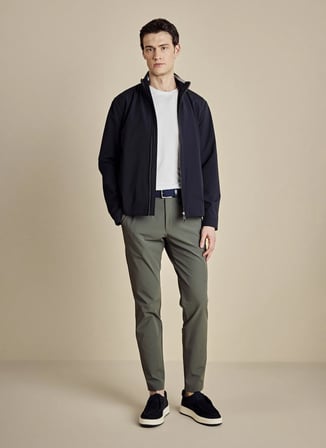 Brooks Brothers Yeşil Erkek Slim Fit Pantolon BBSS26MPT011