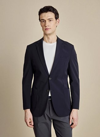Brooks Brothers Lacivert Erkek Slim Fit Ceket BBSS26MBL004