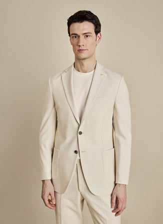 Brooks Brothers Slim Fit Bej Erkek Ceket BBSS26MBL003
