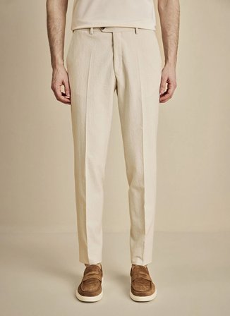 Brooks Brothers Bej Erkek Standart Pantolon BBSS26MPT007