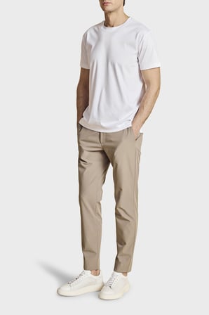 Brooks Brothers Slim Fit Normal Bel Dar Paça Pantolon Erkek PANTOLON BBSS26MPT011142 BEJ