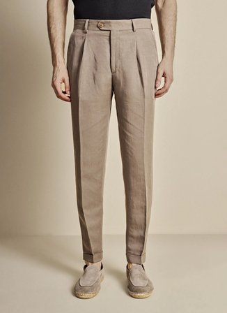Brooks Brothers Vizon Erkek Standart Fit Pantolon BBSS26MPT015