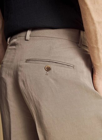 Brooks Brothers Vizon Erkek Standart Fit Pantolon BBSS26MPT015