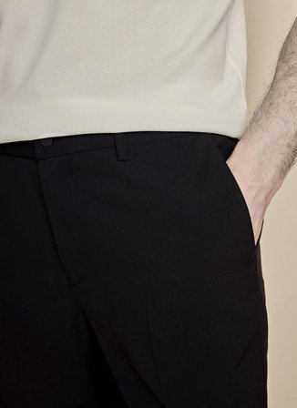 Brooks Brothers Siyah Erkek Standart Pantolon BBSS26MPT016