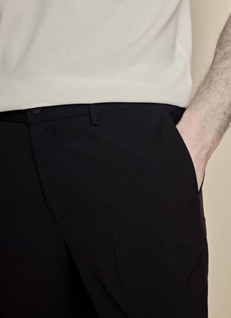 Brooks Brothers Siyah Erkek Standart Pantolon BBSS26MPT016