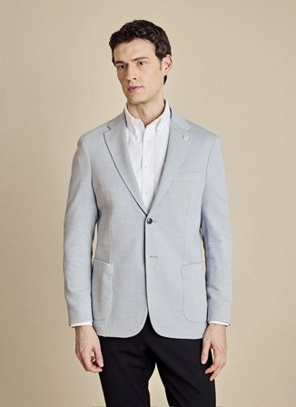 Brooks Brothers Regular Fit Mavi Erkek Ceket BBSS26MBL016