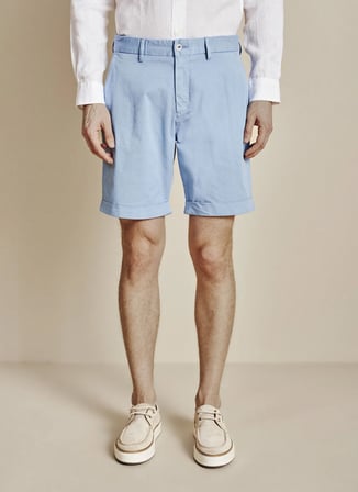 Brooks Brothers Mavi Erkek Standart Şort BBSS26MSO002