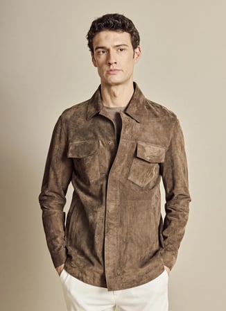 Brooks Brothers Kahverengi Erkek Standart Fit Gömlek BBSS26MLS003