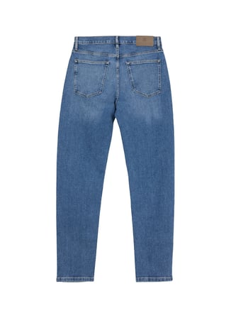Brooks Brothers Lacivert Erkek Tapered Fit Denim Pantolon BBSS26MDP001