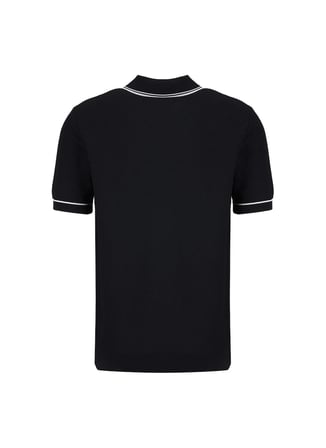 Brooks Brothers Siyah Erkek Şeritli Polo T-Shirt BBSS26MKL007