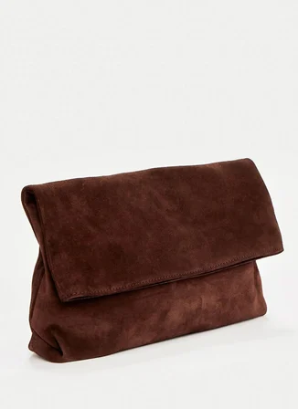 Ted Baker Koyu Kahve Kadın Deri Portföy Çanta TBSS26FBAG047