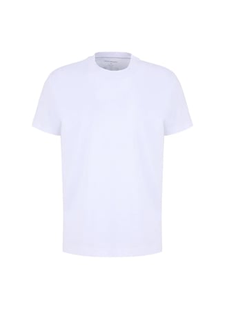 Brooks Brothers Beyaz Erkek  T-Shirt BBSS26MTS008