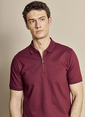 Brooks Brothers T-Shirt, 2XL, Bordo