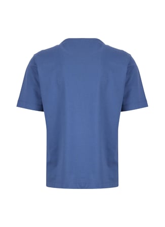 Brooks Brothers Mavi Erkek Nakışlı T-Shirt BBSS26MTS018