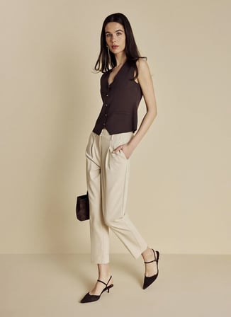 Brooks Brothers Taş Kadın Pantolon BBSS26FPT007