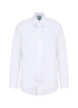 Brooks Brothers Beyaz Erkek İtalyan Slim Fit Gömlek BBSS26MSH030