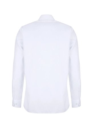 Brooks Brothers Beyaz Erkek İtalyan Slim Fit Gömlek BBSS26MSH032