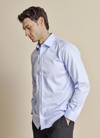 Brooks Brothers Mavi Erkek Slim Fit Gömlek BBSS26MSH038