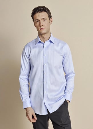 Brooks Brothers Mavi Erkek Slim Fit Gömlek BBSS26MSH038