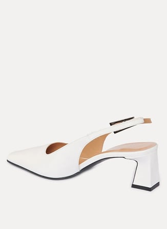 Ted Baker Beyaz Kadın Topuklu Ayakkabı TBSS26FSHO006100