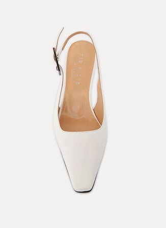 Ted Baker Beyaz Kadın Topuklu Ayakkabı TBSS26FSHO006100