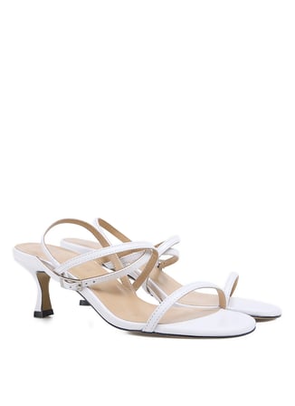Ted Baker Beyaz Kadın Topuklu Sandalet TBSS26FSHO010100