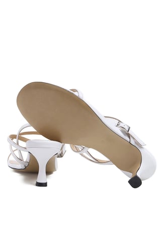 Ted Baker Beyaz Kadın Topuklu Sandalet TBSS26FSHO010100