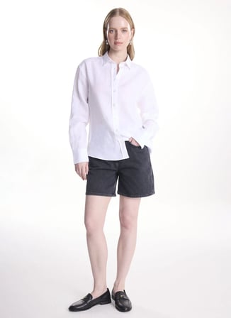 Ted Baker Beyaz Kadın Gömlek TBWRSH2096