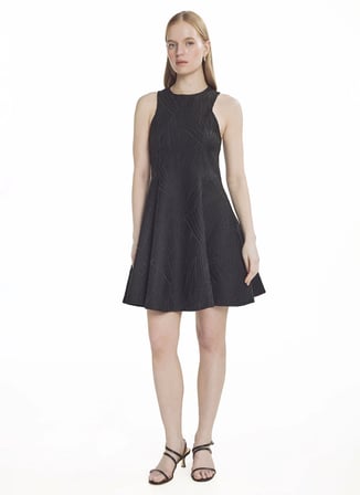 Ted Baker Siyah Kadın Evaze Elbise TBWRDR2066