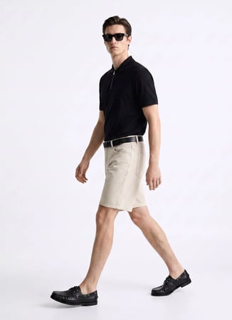 Ted Baker Siyah Erkek Polo T-Shirt TBMRTS2042