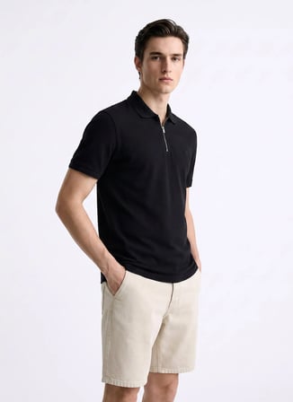 Ted Baker Siyah Erkek Polo T-Shirt TBMRTS2042