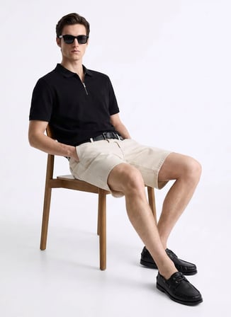 Ted Baker Siyah Erkek Polo T-Shirt TBMRTS2042