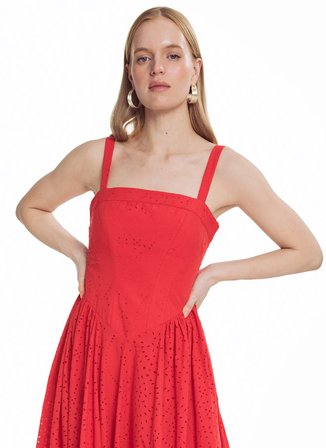 Ted Baker Kırmızı Kadın Elbise TBWRDR2013