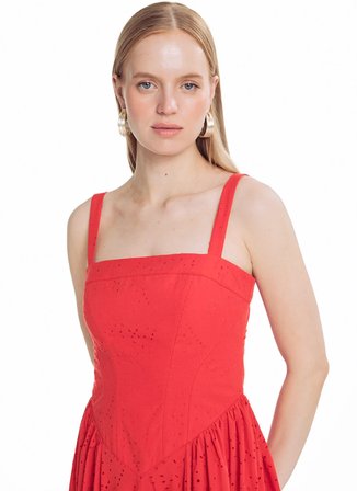 Ted Baker Kırmızı Kadın Elbise TBWRDR2013