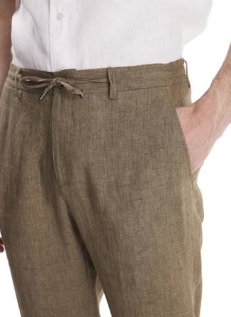 Haki Erkek %100 Keten Pantolon TBMRTR2050