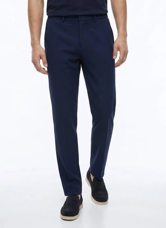 Ted Baker Lacivert Erkek Pantolon TBMRTR2025